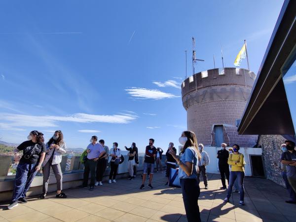 Els Punts d'Informació del Baix Llobregat visiten el Castell de Castelldefels i Piratia