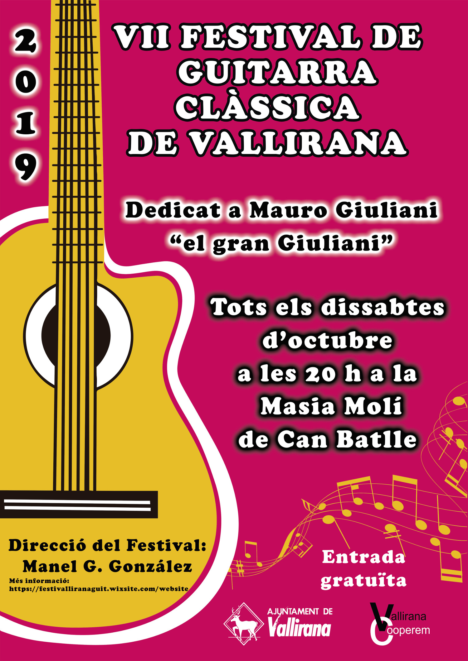 VII Festival de Guitarra Clàssica de Vallirana | Consorci de Turisme del  Baix Llobregat