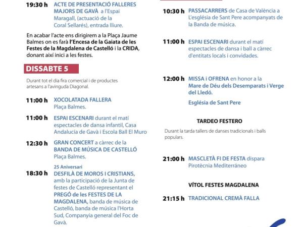 Festes Falles de Gavà 2025