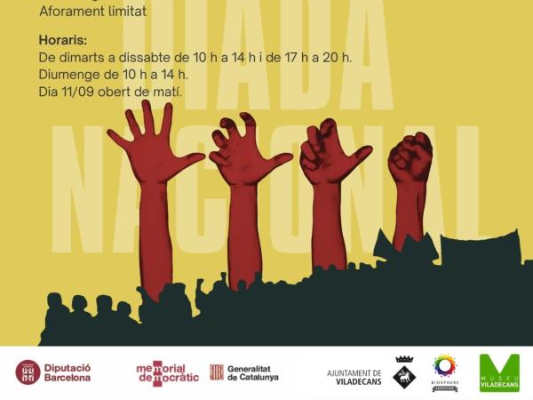 Exposició 'Els primers passos cap a la democràcia. 11 de setembre de 1977. Viladecans torna a celebrar la Diada Nacional de Catalunya