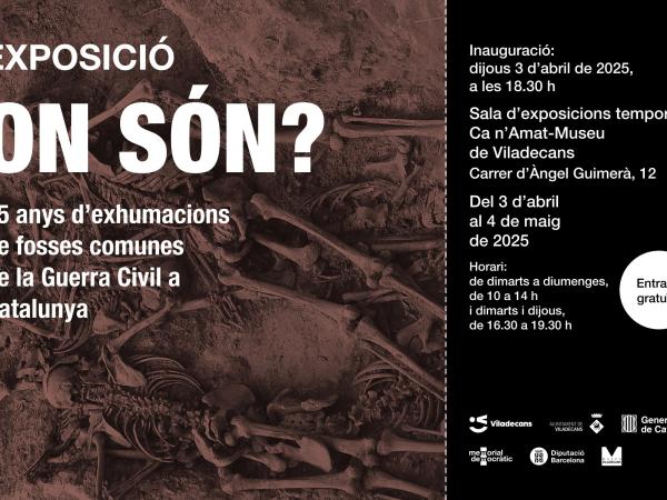 On són? 85 anys d'exhumacions de fosses comunes a la Guerra Civil a Catalunya