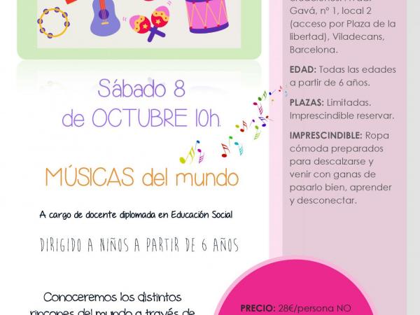 Taller "Músicas del mundo"