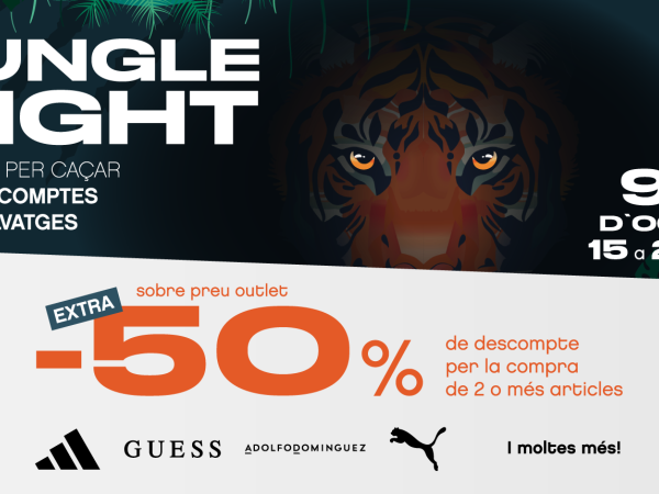 Torna la Jungle Night: 7 hores de descomptes, experiències úniques… i el sorteig d’un cotxe!