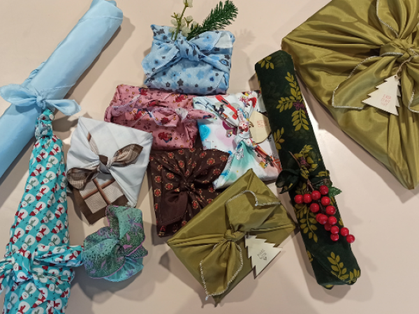 Emboliquem amb Furoshiki