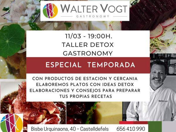 Taller Especial Detox Gastronomic Walter Vogt Estudio
