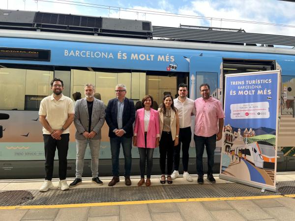“El tren dels exploradors” arriba al Baix Llobregat