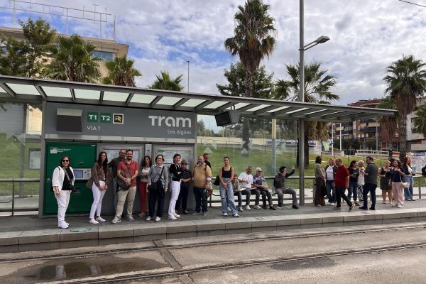 Punts d'Informació a la parada Les Aigües del TRAM