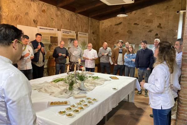 Visita de Sabors de l’Horta a Can Comas per posar en valor el futur del sector agrari