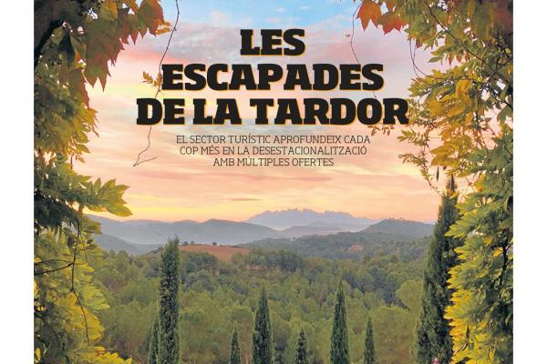 Les escapades de tardor plenes d’aventures al Baix Llobregat protagonitzen un ampli reportatge en el diari Ara