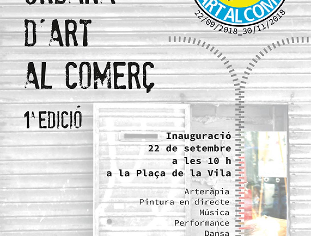 Cartell 1a edició Festival d'Art Al Carrer de Viladecans