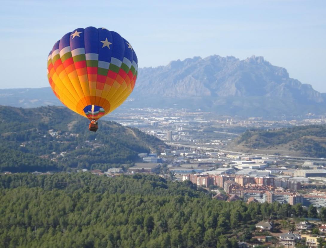 Vol en globus aerostàtic a Olesa de Montserrat | Consorci de Turisme del  Baix Llobregat