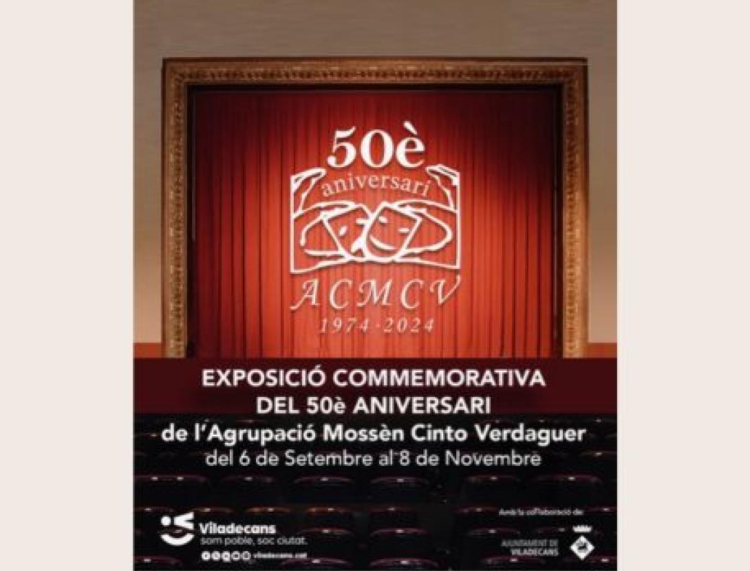 Exposició Temporal: 50è aniversari de l'Agrupació Teatral Mossèn Cinto