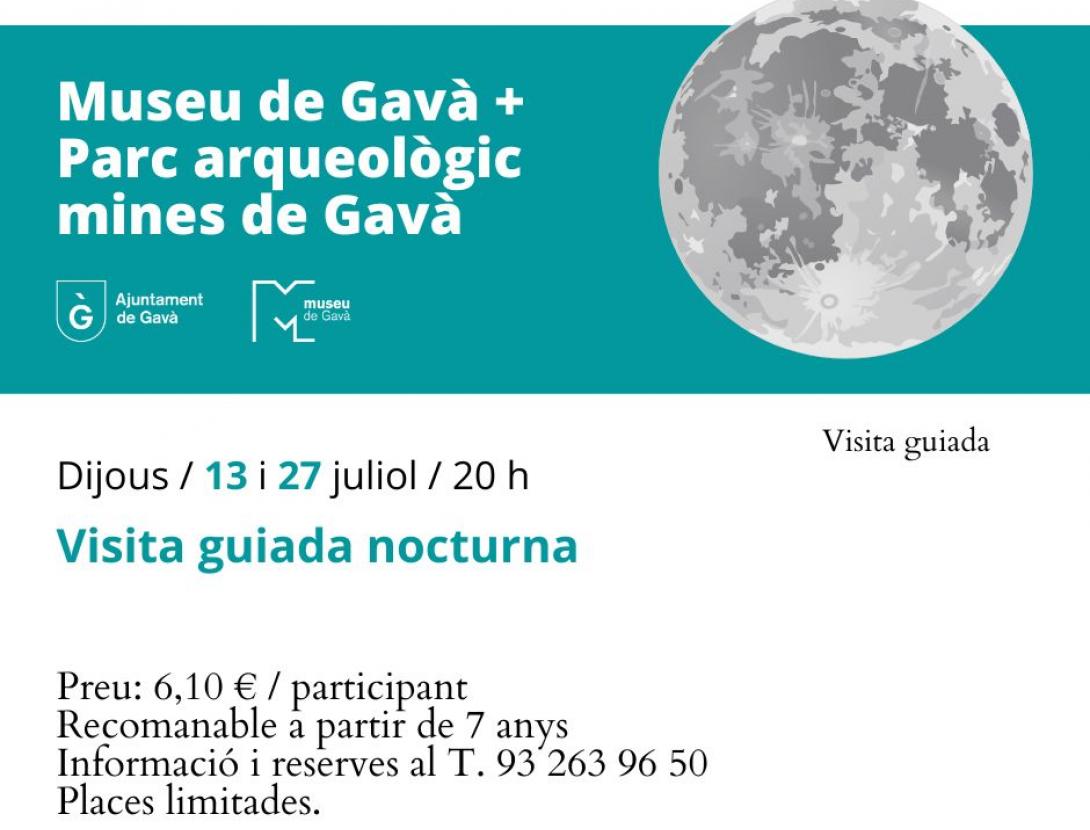 Visita nocturna al Museu de Gavà + Mines prehistòriques
