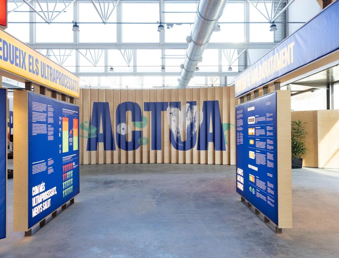 Visita guiada a l'exposició "Menja, Actua, Impacta"
