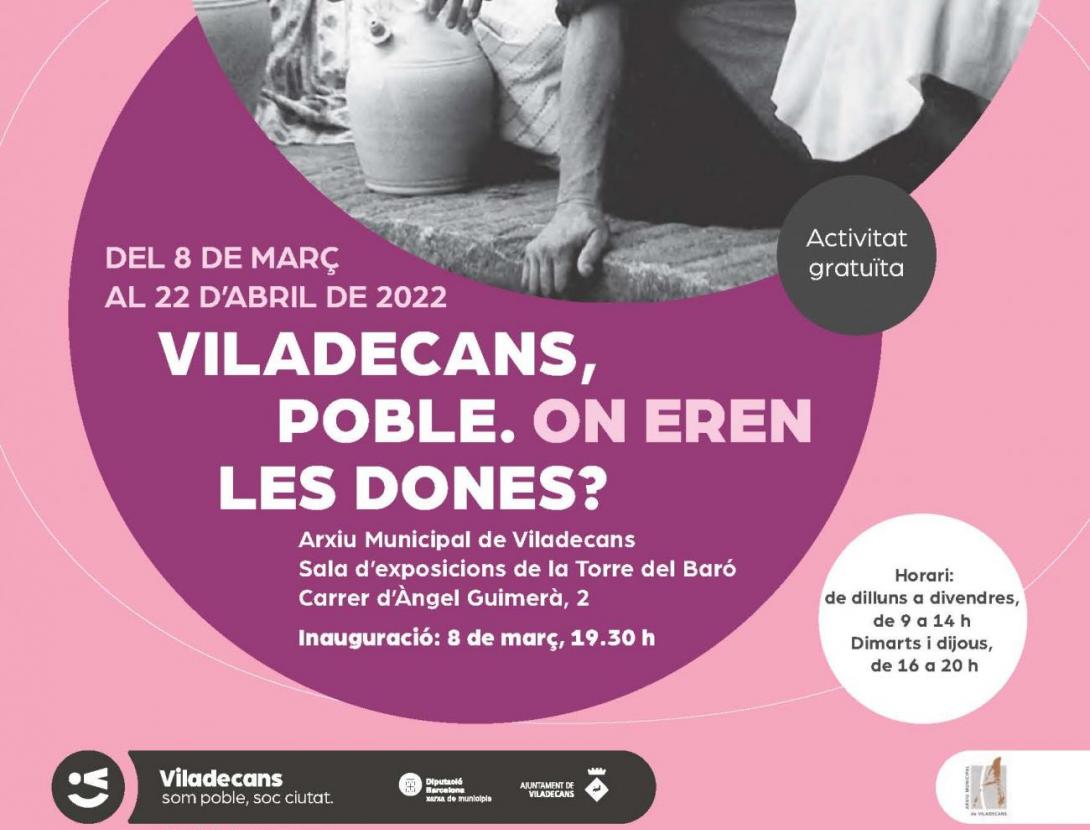 Exposició Viladecans, poble. On eren les dones?