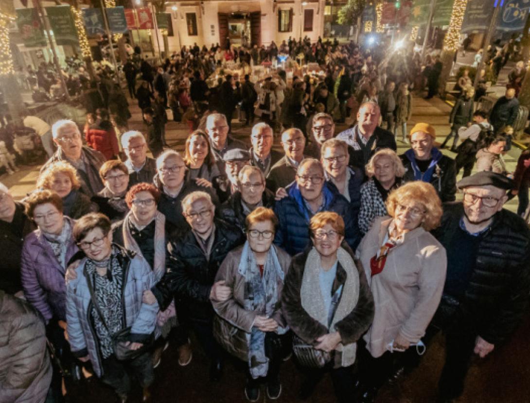 Inauguració del Pessebre de la plaça de la Vila