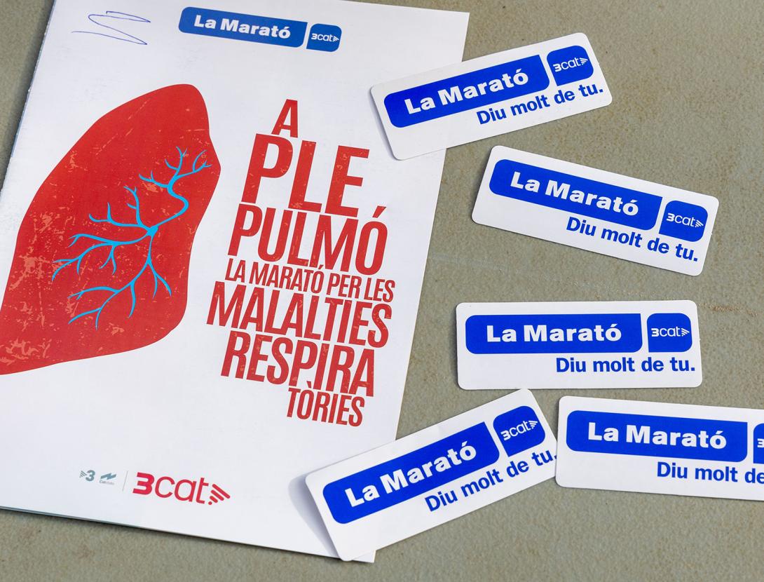 Sant Josep amb "La Marató 3.cat"