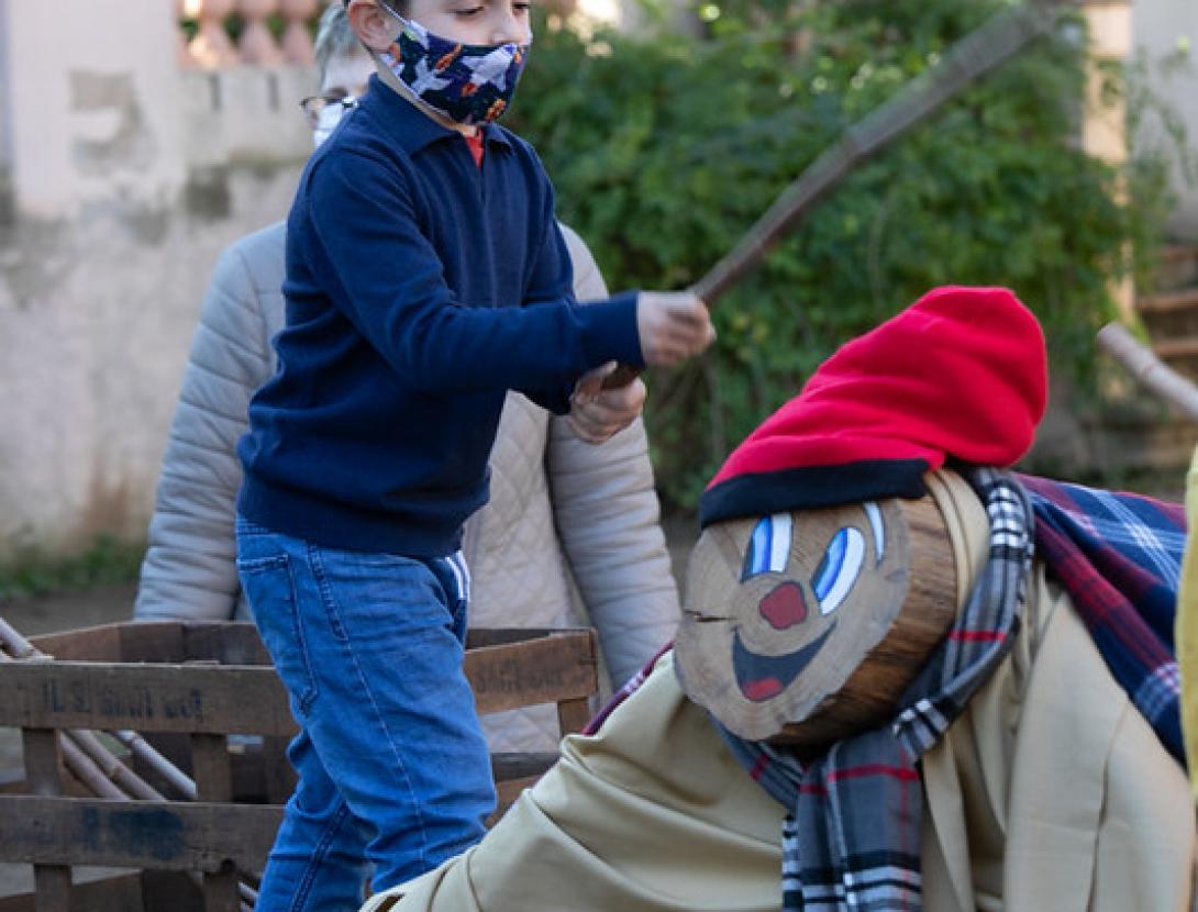 Tió de Nadal a Ciutat Cooperativa - Molí Nou