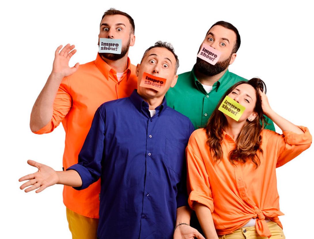 Castelldefels Comedy Stars. Espectacle teatral Impro Show Vida Sana