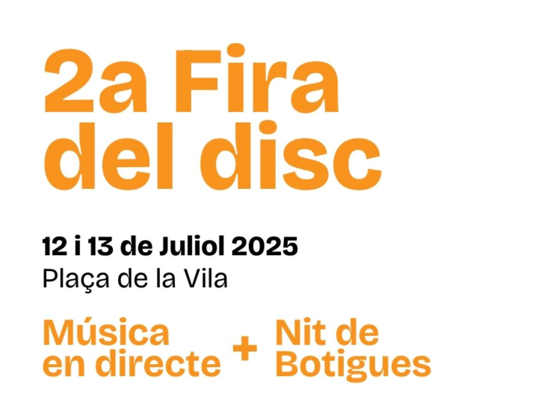 2a fira del disc i 1a Nit de botigues
