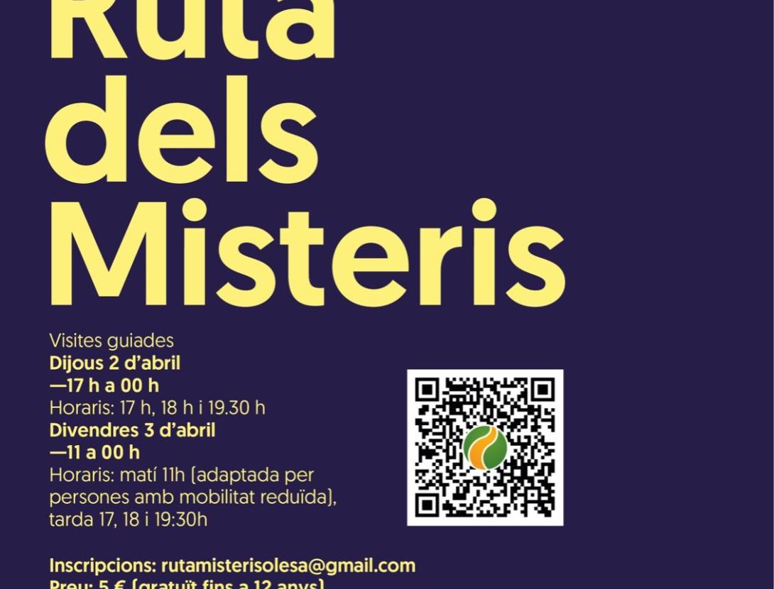 Ruta dels Misteris – Setmana Santa 2026