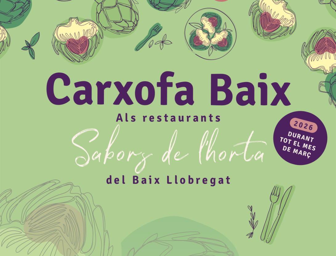 CARXOFA BAIX als restaurants Sabors de l’Horta del Baix Llobregat