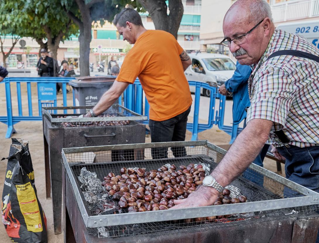 Castanyades populars al Prat de Llobregat