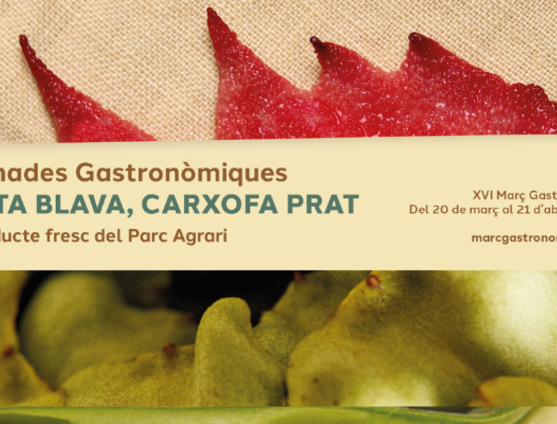 XVI Jornades Gastronòmiques de la Carxofa Prat, el producte fresc del Parc Agrari i el Pota Blava