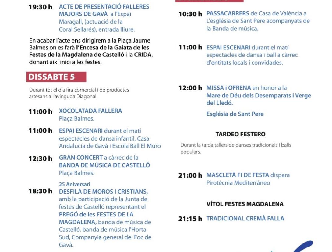 Festes Falles de Gavà 2025