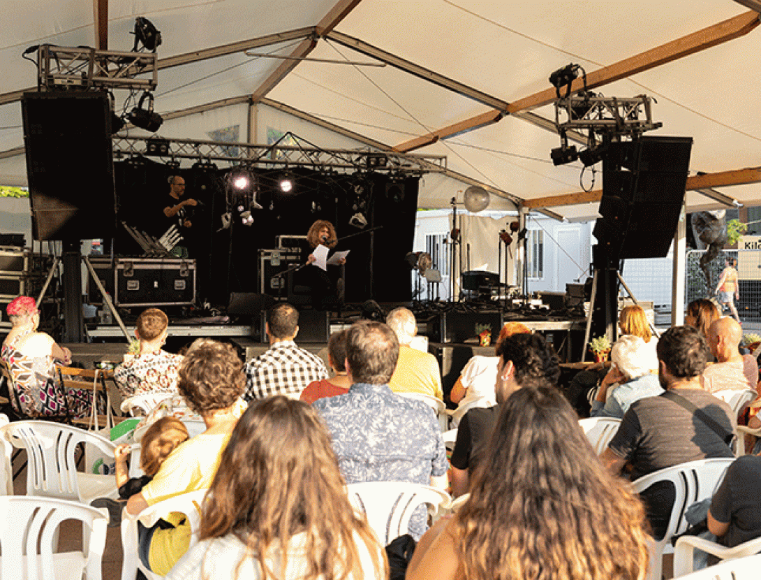 Acte inaugural Barrejant 2024. "Aturem el genocidi a Palestina!"