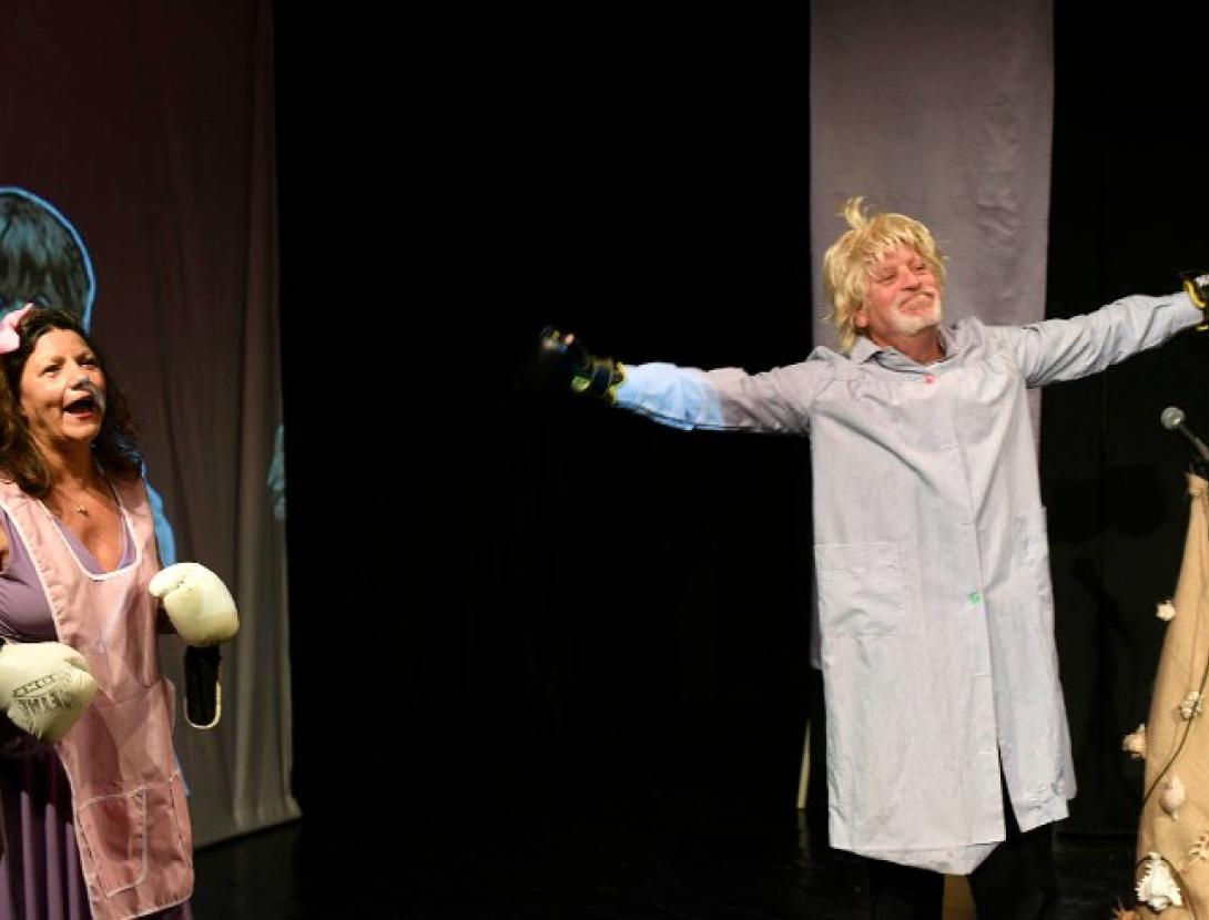 A escena Microteatre: Acaba de passar