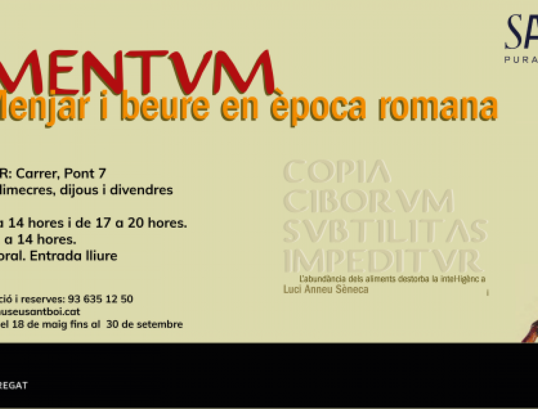 Visita guiada a l'exposició: Alimentvm: Menjar i beure en època romana