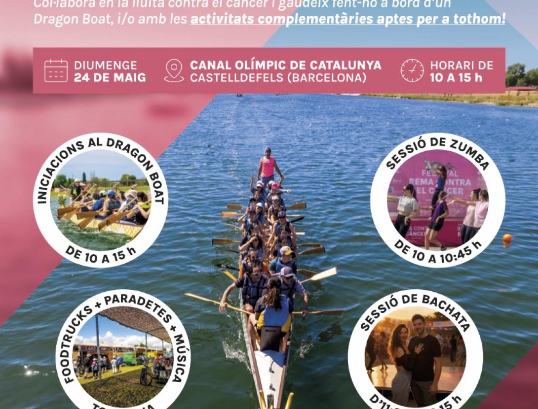 7th Barcelona International Dragon Boat Fest i jornada solidària Rema contra el Càncer