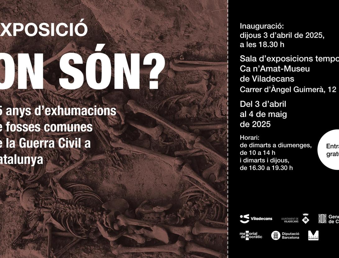 On són? 85 anys d'exhumacions de fosses comunes a la Guerra Civil a Catalunya