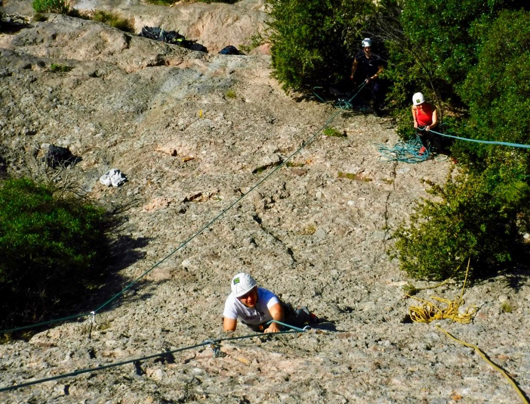 Curs d'escalada esportiva