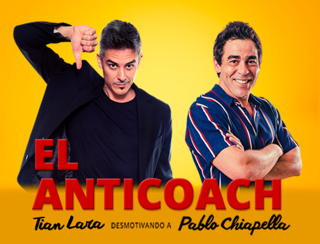 Castelldefels Comedy Stars. El anticoach, amb Pablo Chiapella i Tian Lara