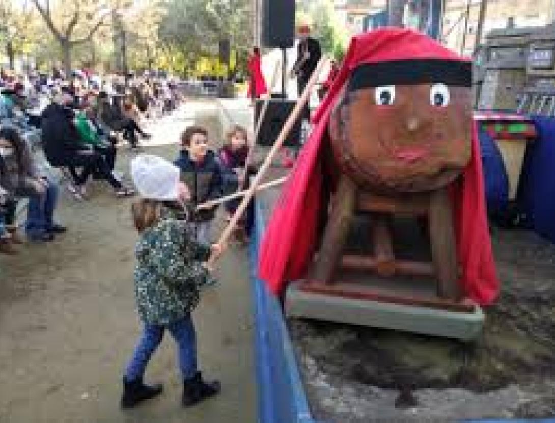 Vine a fer cagar el Tió Gegant