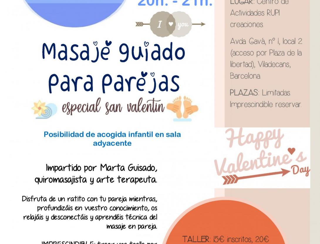 Masaje guiado para parejas