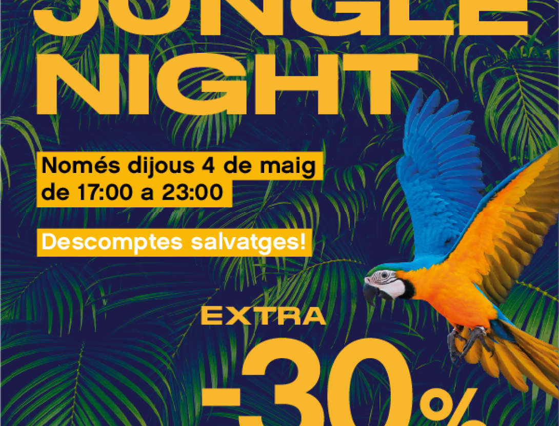 6 hores de sorpreses, espectacles i un super sorteig a la Jungle Night de Viladecans The Style Outlets