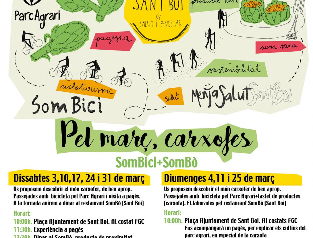 Anem a passejar pel Parc Agrari en bicicleta