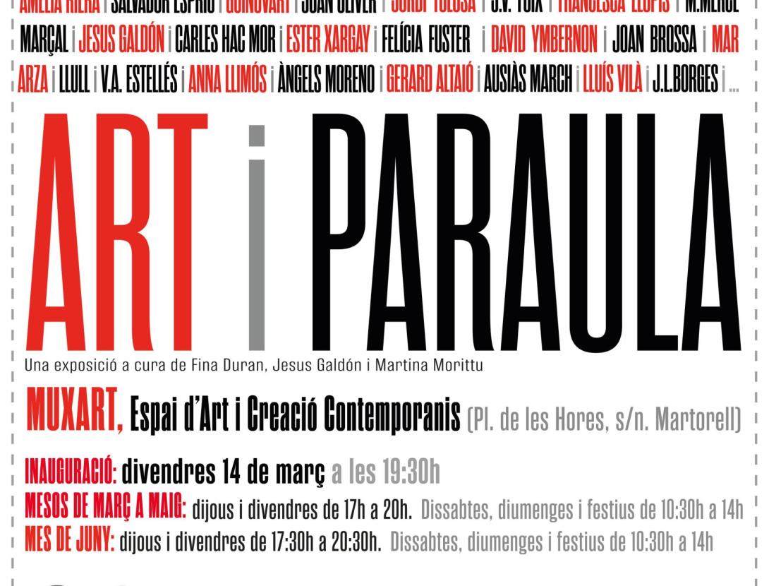 Visita comentada i inauguració de l'Exposició &quot;Art i Paraula&quot;