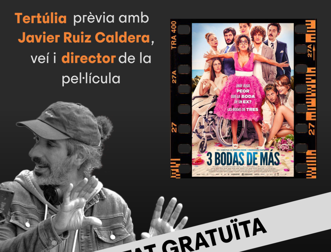 Cinema entre Palmeres: 3 bodas de más (amb la presència del director)