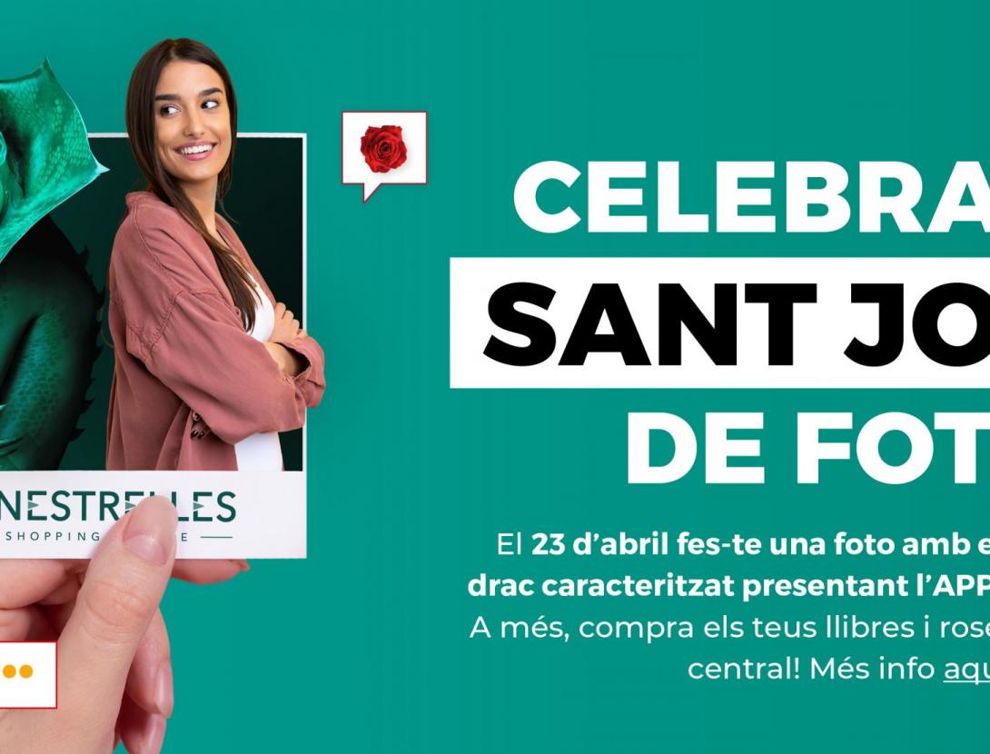 Sant Jordi a Finestrelles Shopping Centre