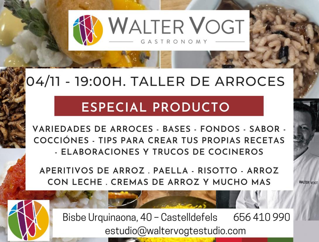 Taller Gastronómico "Arroz" en Walter Vogt Estudio