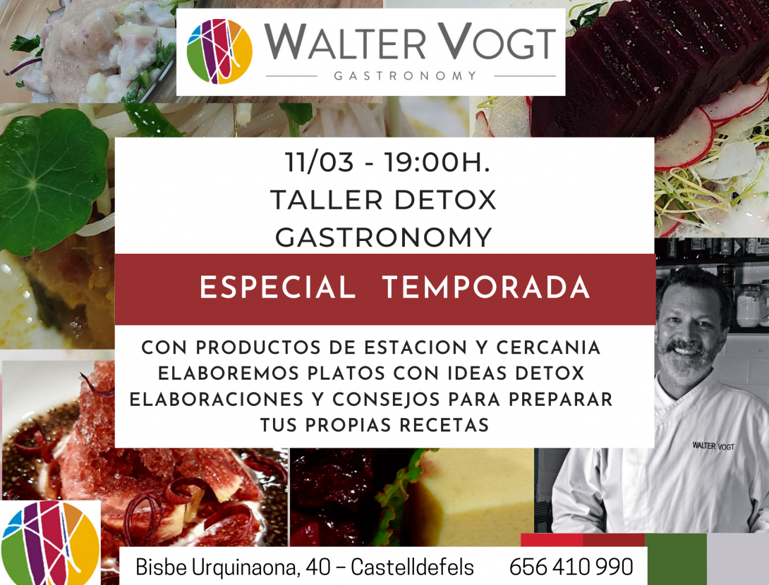 Taller Especial Detox Gastronomic Walter Vogt Estudio