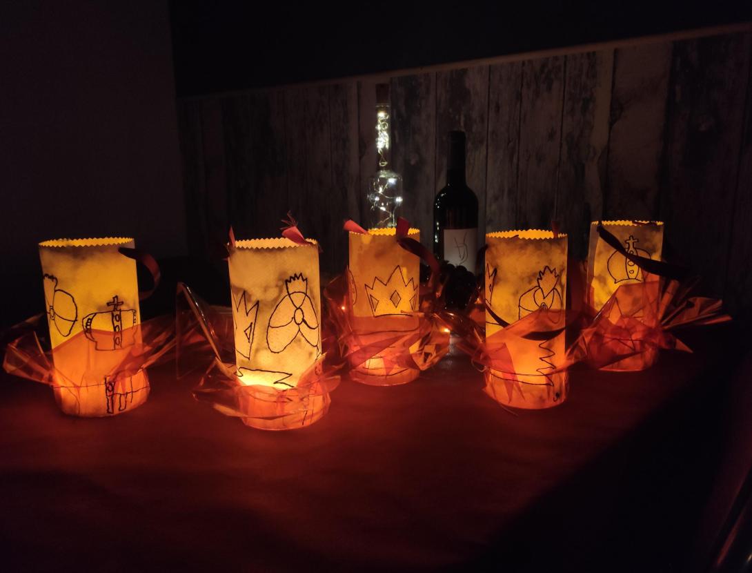 TALLERS DE REIS de Pintura amb Vi (sense alcohol) i Oli verge d'oliva