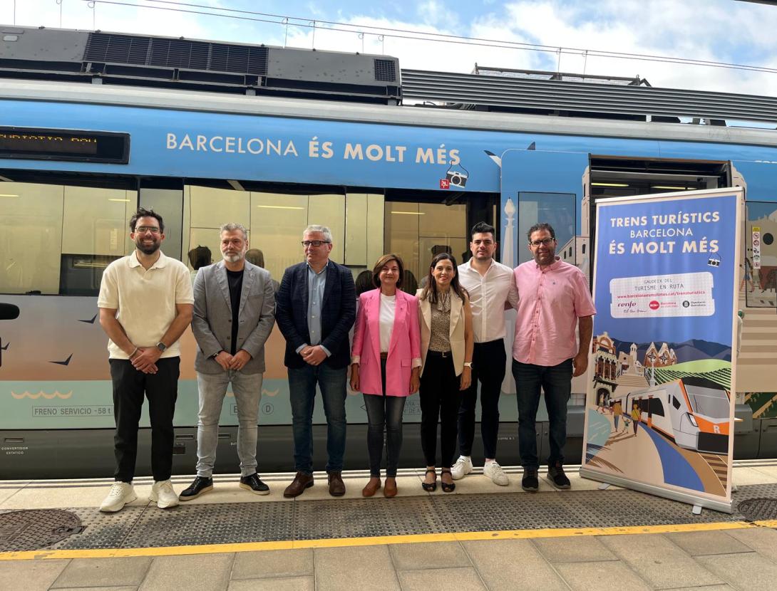“El tren dels exploradors” arriba al Baix Llobregat
