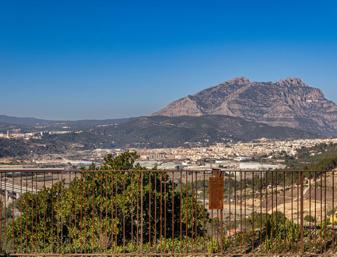 Balcó d'Abrera al Castell de Voltrera