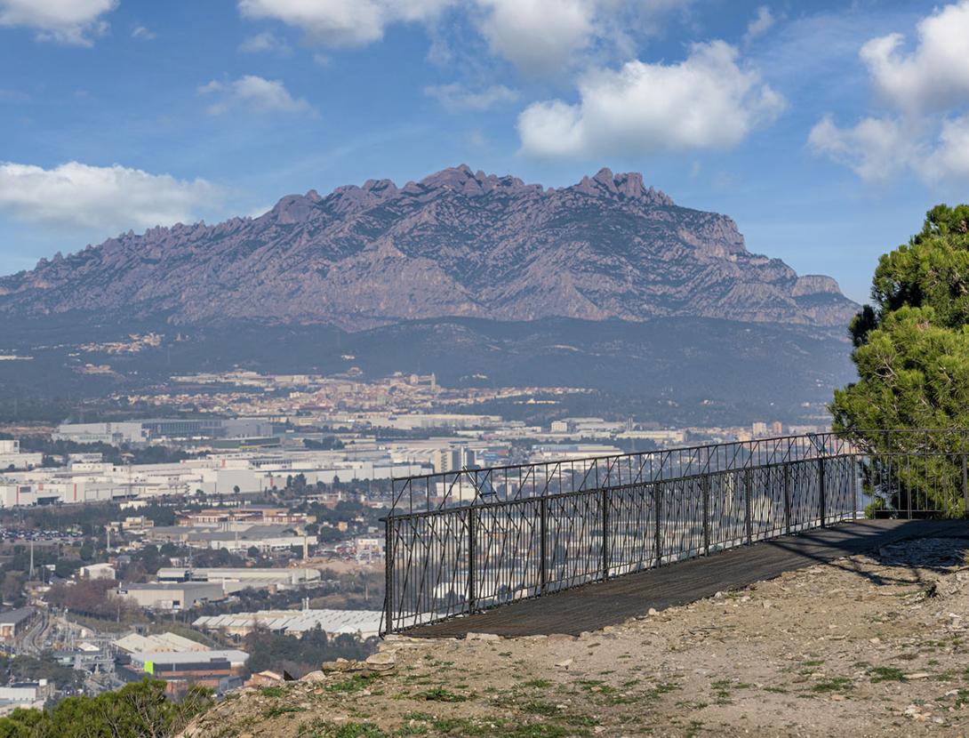 Balcó de Montserrat a la Torre Griminella de Martorell